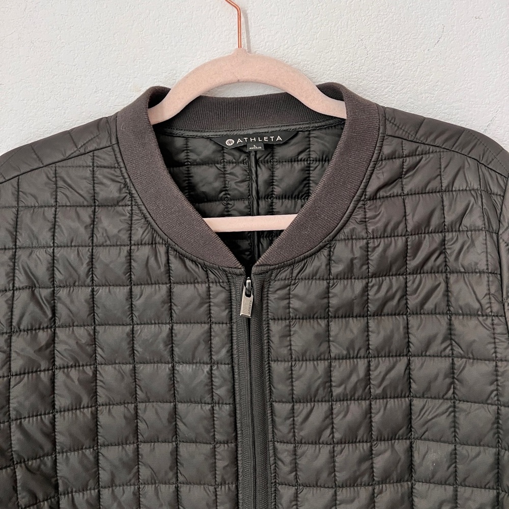 Athleta Dark Green Softshell Lightweight Full Zip… - image 3